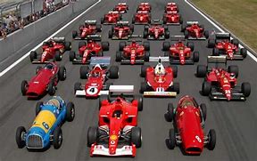 Comparativa de coches de F1 de diferentes épocas